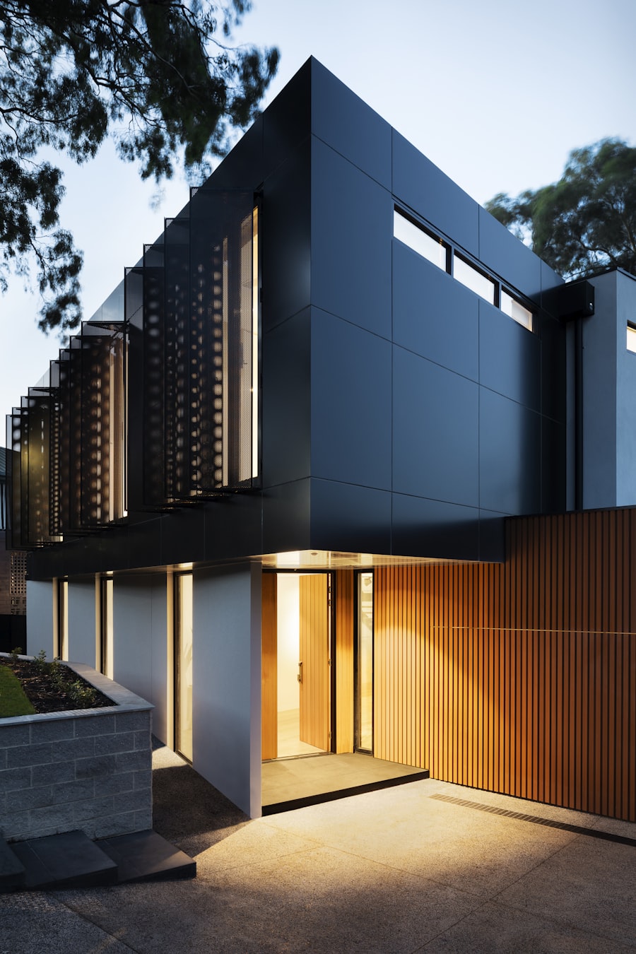 Architectural interior detail with natural light