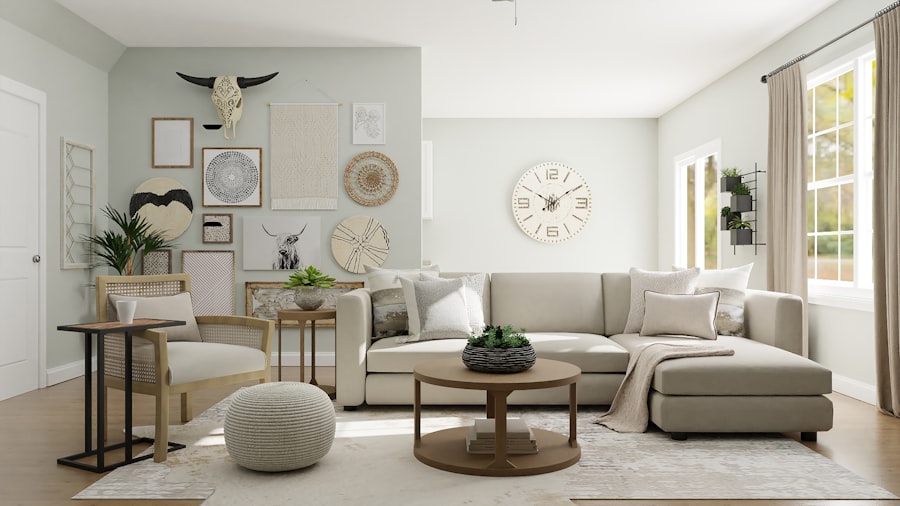 Minimalist dining room detail